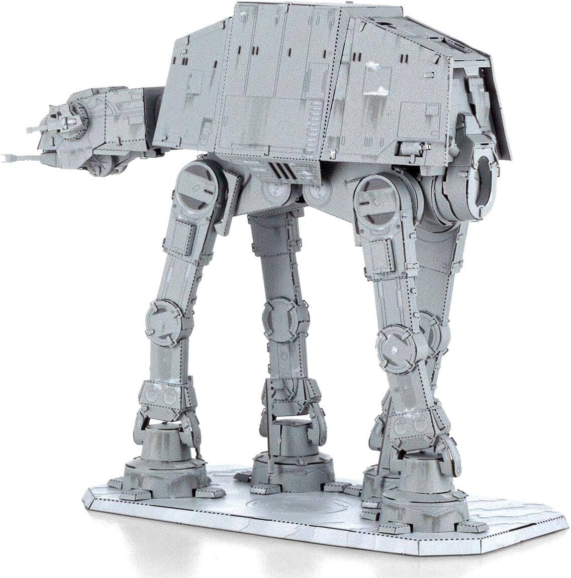 Alt View 1. Metal Earth - Metal Earth Premium Series Star Wars Imperial at-at 3D Metal Model Kit Fascinations - Silver.