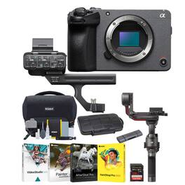 Sony - FX30 Cinema Camera with XLR Handle Unit and DJI RS3 Gimbal Stabalizer
