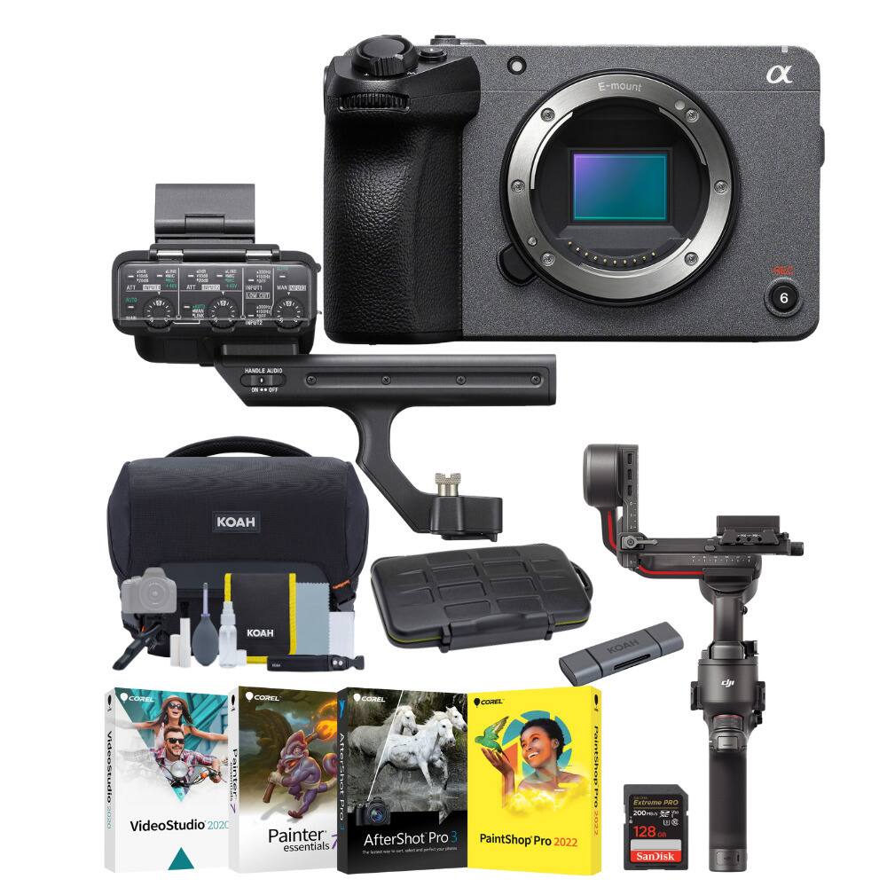 E-mount, KOAH, VideoStudio 2020, Painter: AfterShot Pro 3 essentials, PaintShop Pro 2022, SanDisk, KOAH