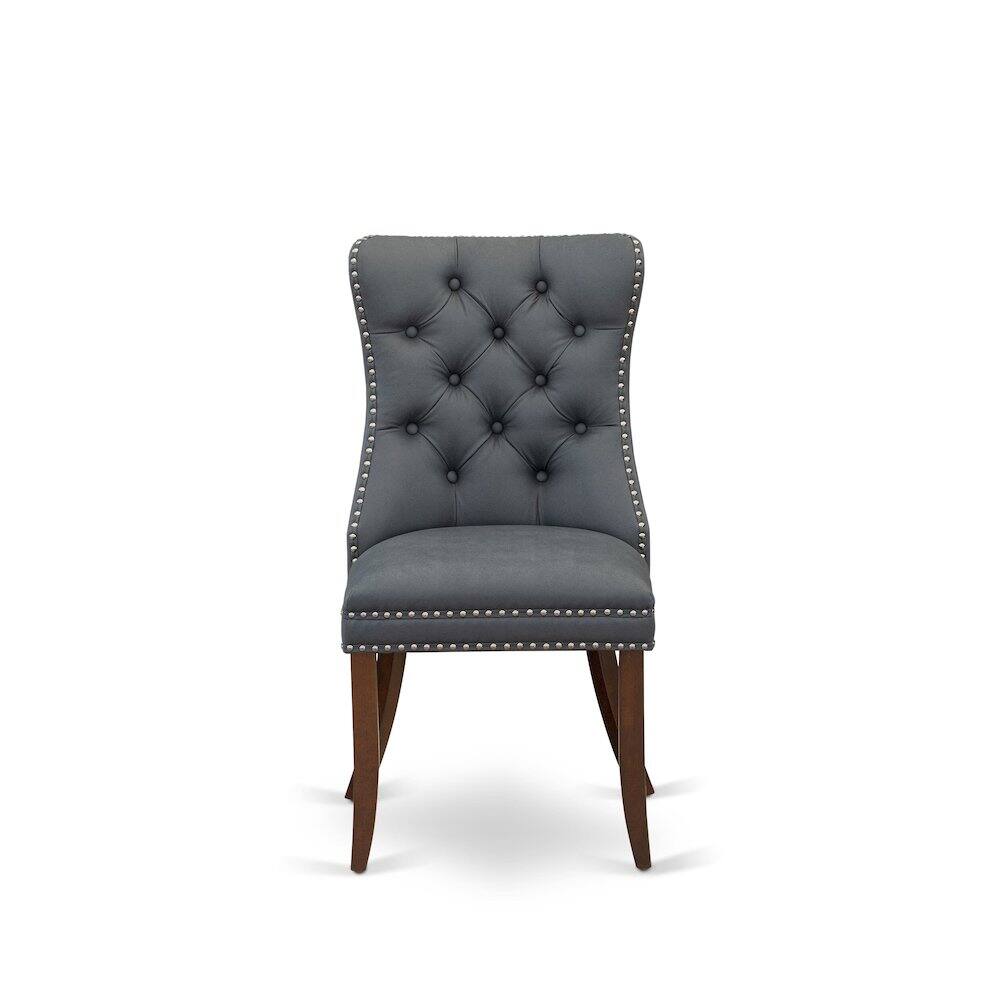 Left. East West Furniture - Parson Dining Chairs - Red.