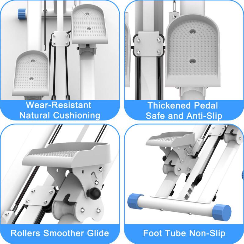 - Wear-Resistant Natural Cushioning
- Thickened Pedal Safe and Anti-Slip
- Rollers Smoother Glide
- Foot Tube Non-Slip