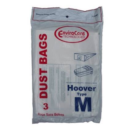 Genuine Fines media
EnviroCare TECHNOLOGIES
DUST BAGS
3
Hoover Type M
Bags Sacs Bolsas