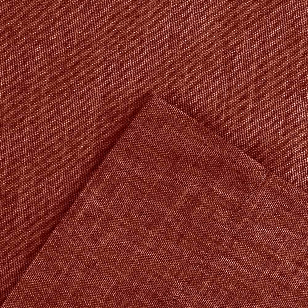 Left. Ellis Curtain - Ellis Curtain Lisa Solid Color Poly Cotton Duck Fabric Lined Scallop Valance 58" x 15" Red - Red.