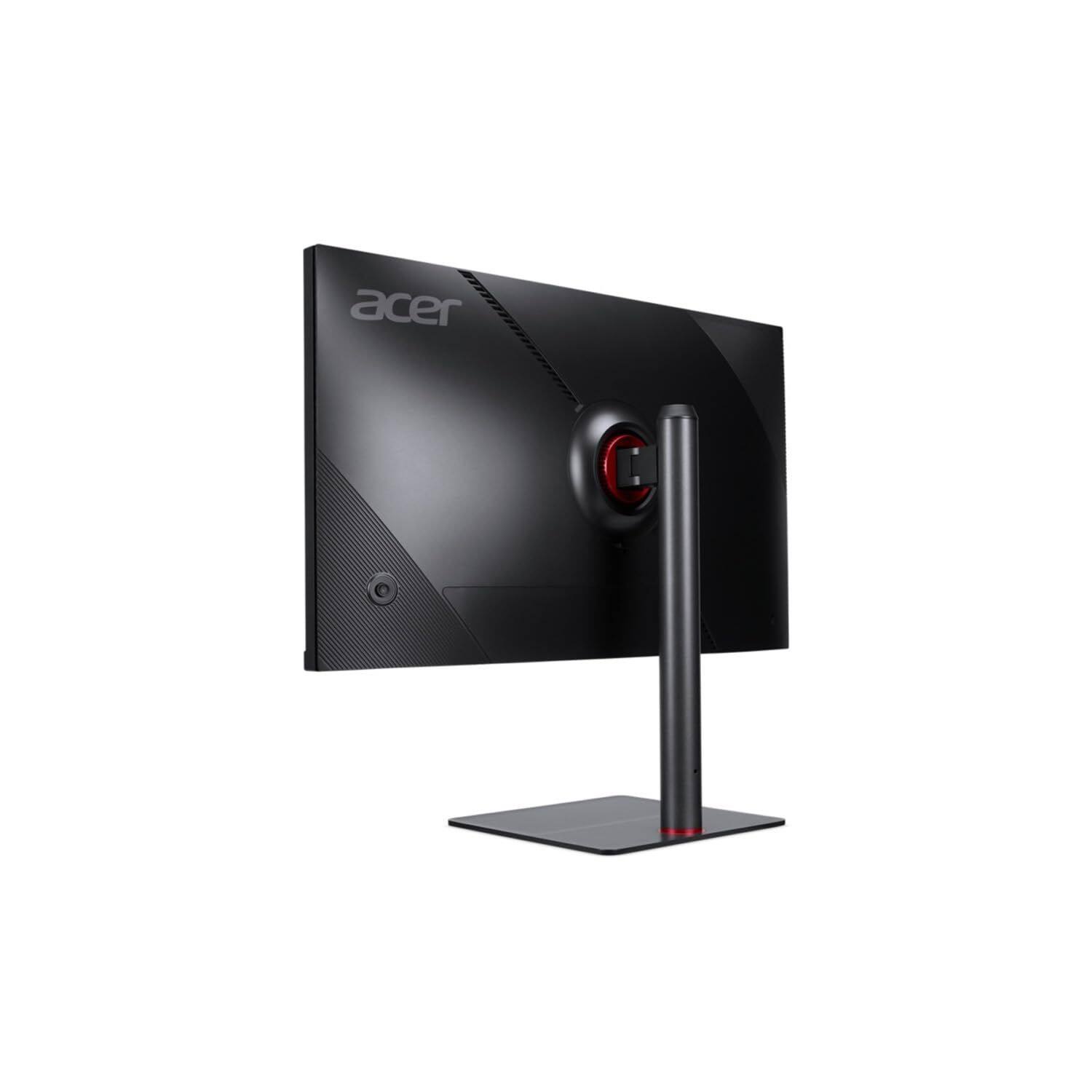 Left. Acer - Nitro - 27" Monitor FullHD 3840x2160 60Hz VA 4ms 400Nit HDMI DisplayPort - Gray.
