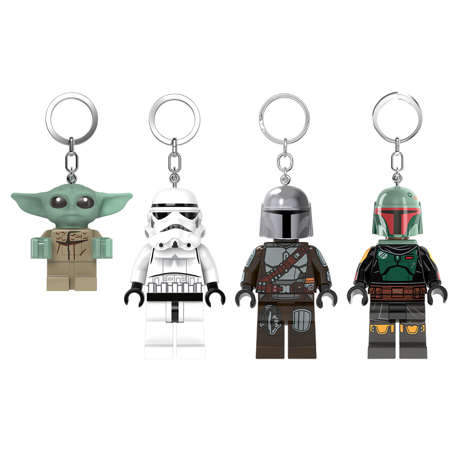 Front. Santoki - LEGO® Star Wars™ The Mandalorian™ Keychain Light CDU 16 Piece - Styles May Vary.