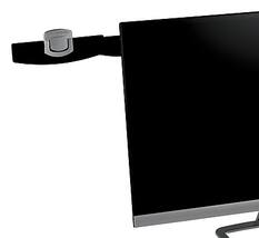 Front. 3M - Document Holder Mount with Clip - Black.