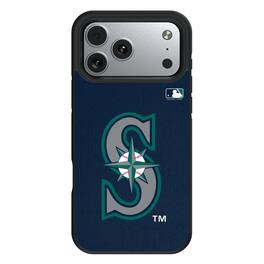 Keyscaper - MLB - Seattle Mariners Personalized Bump Case with 8.2ft Drop Protection - 16 - Multicolor