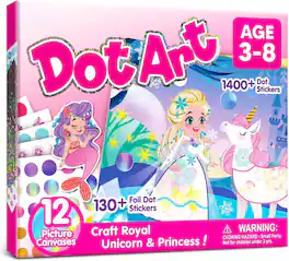 Joyfy - Princess Dot Art - Colorful