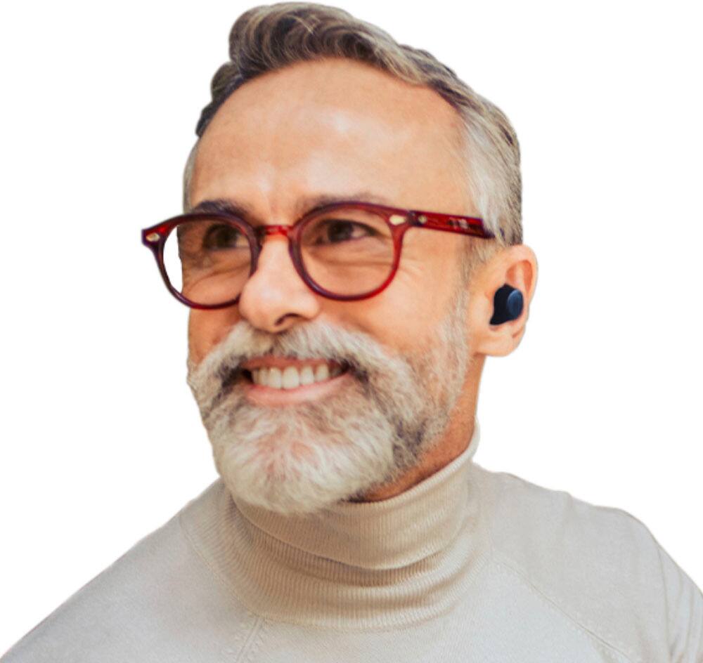 Alt View 14. HP - Hearing PRO Self-Fitting OTC Hearing Aids - Grey.