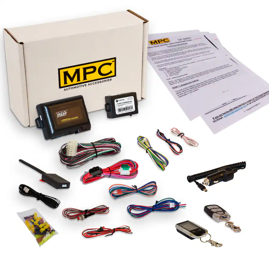 MPC Complete 2 Way LCD Remote Start/Keyless Kit For 2000 2001 Ford ...
