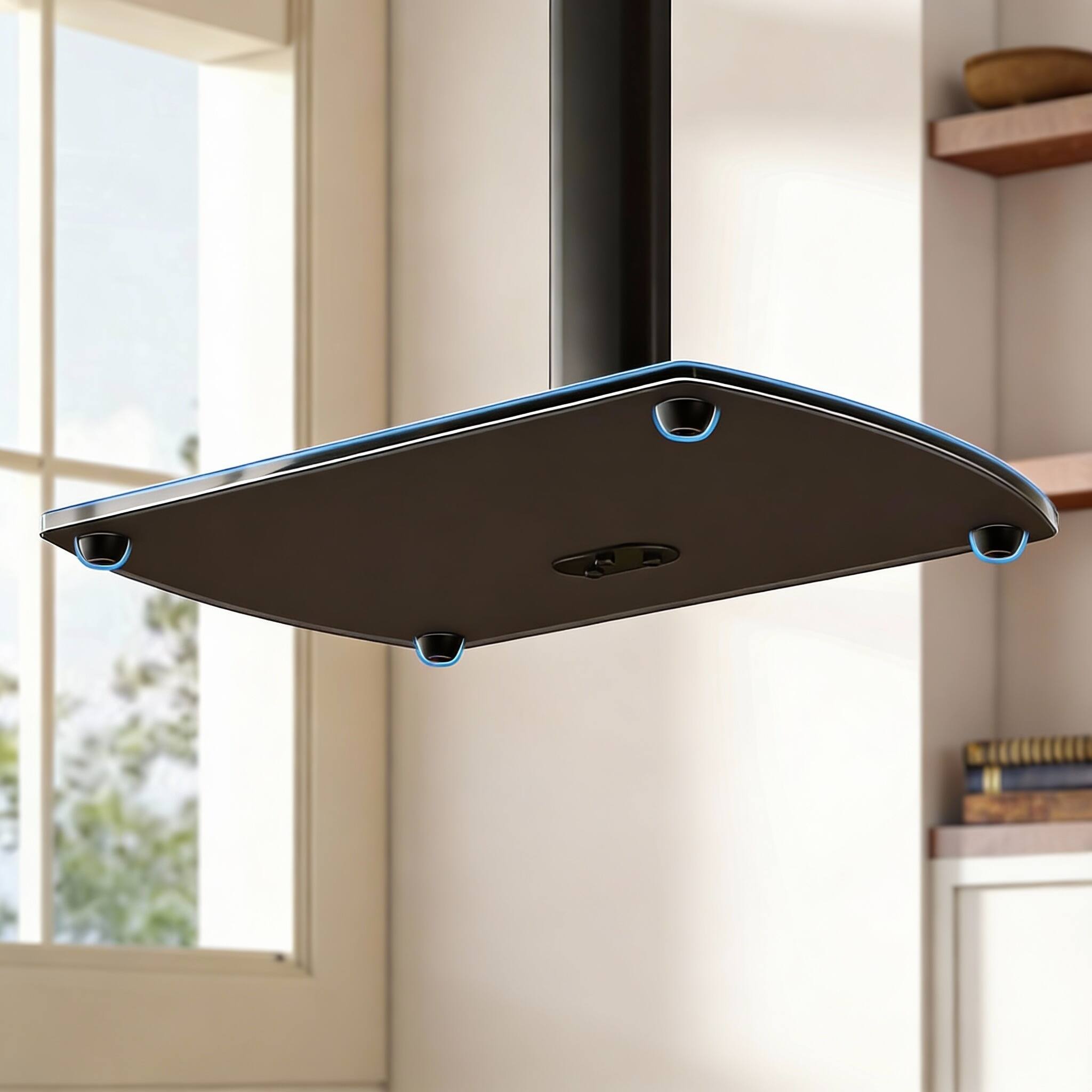 Alt View 3. Frangdom - stand for 27-70 inch Universal TV Floor Stand with Swivel Mount, Height Adjustable - White.