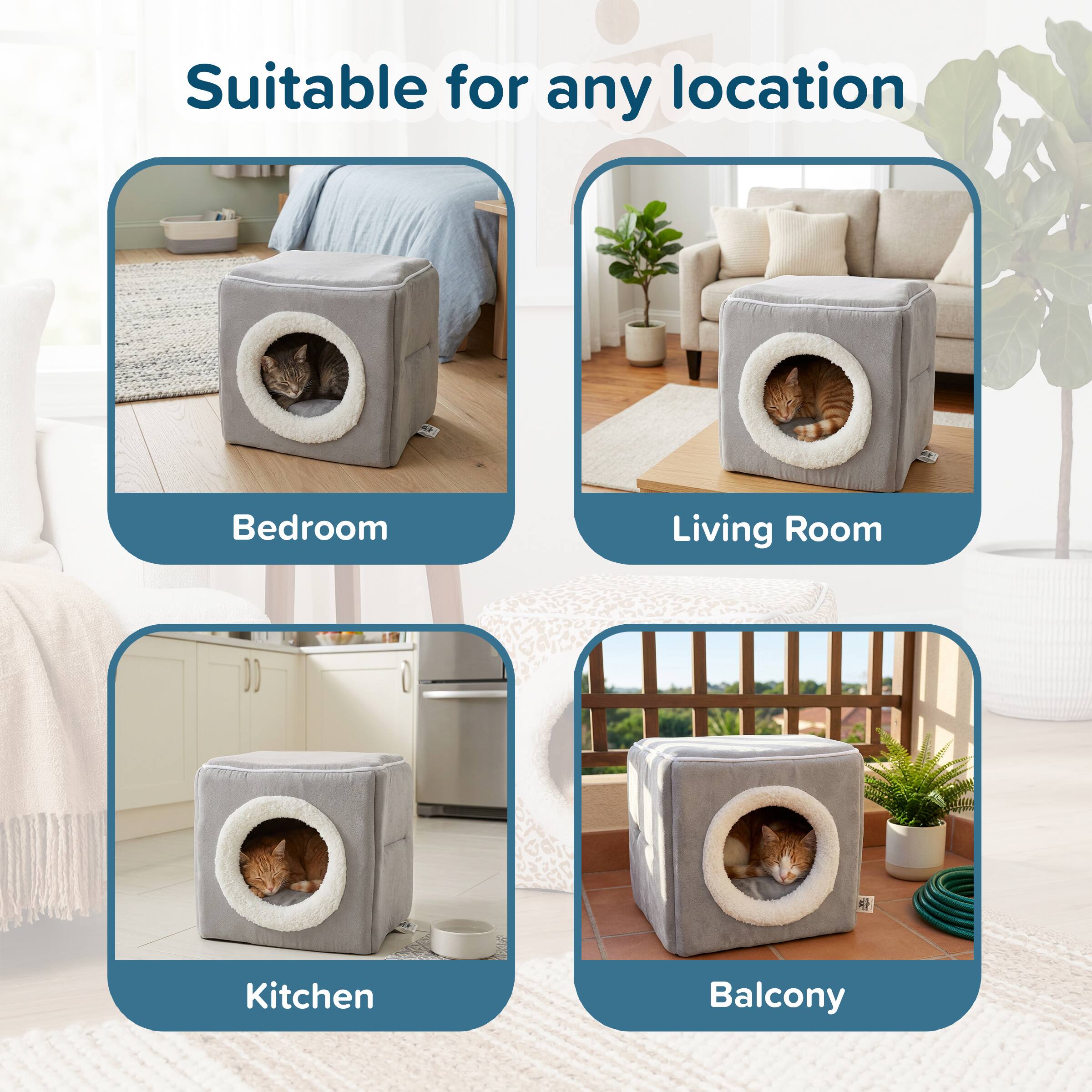 Suitable for any location

- Bedroom
- Living Room
- Kitchen
- Balcony