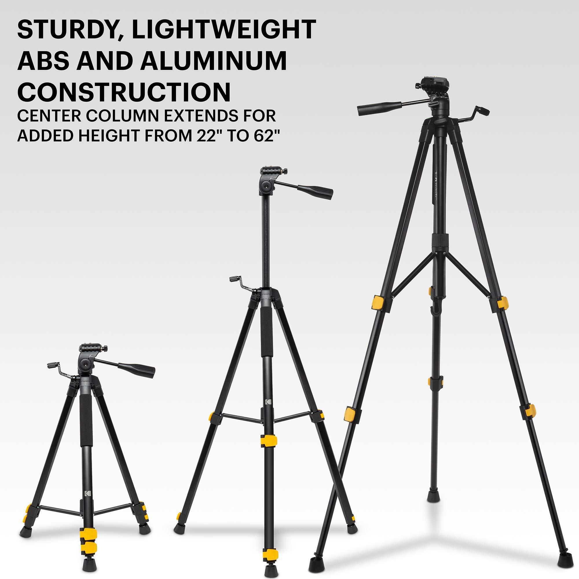 STURDY, LIGHTWEIGHT ABS AND ALUMINUM CONSTRUCTION
CENTER COLUMN EXTENDS FOR ADDED HEIGHT FROM 22" TO 62"