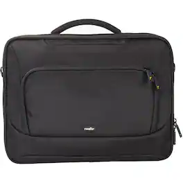Rocstor - Premium 13" & 14" Professional Toploading Universal Briefcase Laptop Case - Weather & Water Resistant - RFID - Black