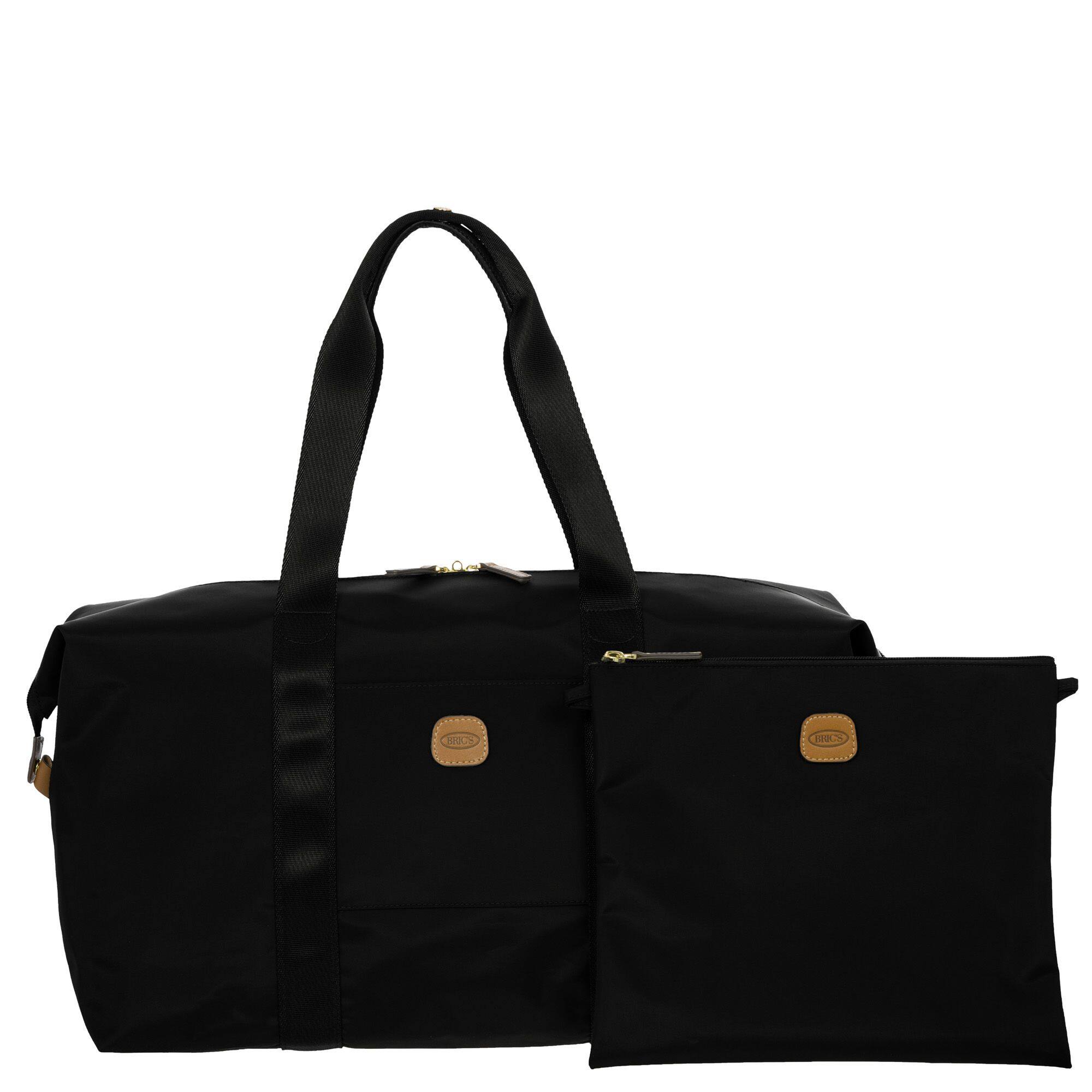 Back. Bric's - X-travel 18'' Folding Duffle - Black.
