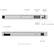 1.3" touchscreen
3.5" HDD bay
(8) GbE RJ45 ports
10G SFP+ WAN port
GbE RJ45 WAN port
10G SFP+ port
Reset button
DC power backup*
Power input
*Requires UniFi Power Backup.