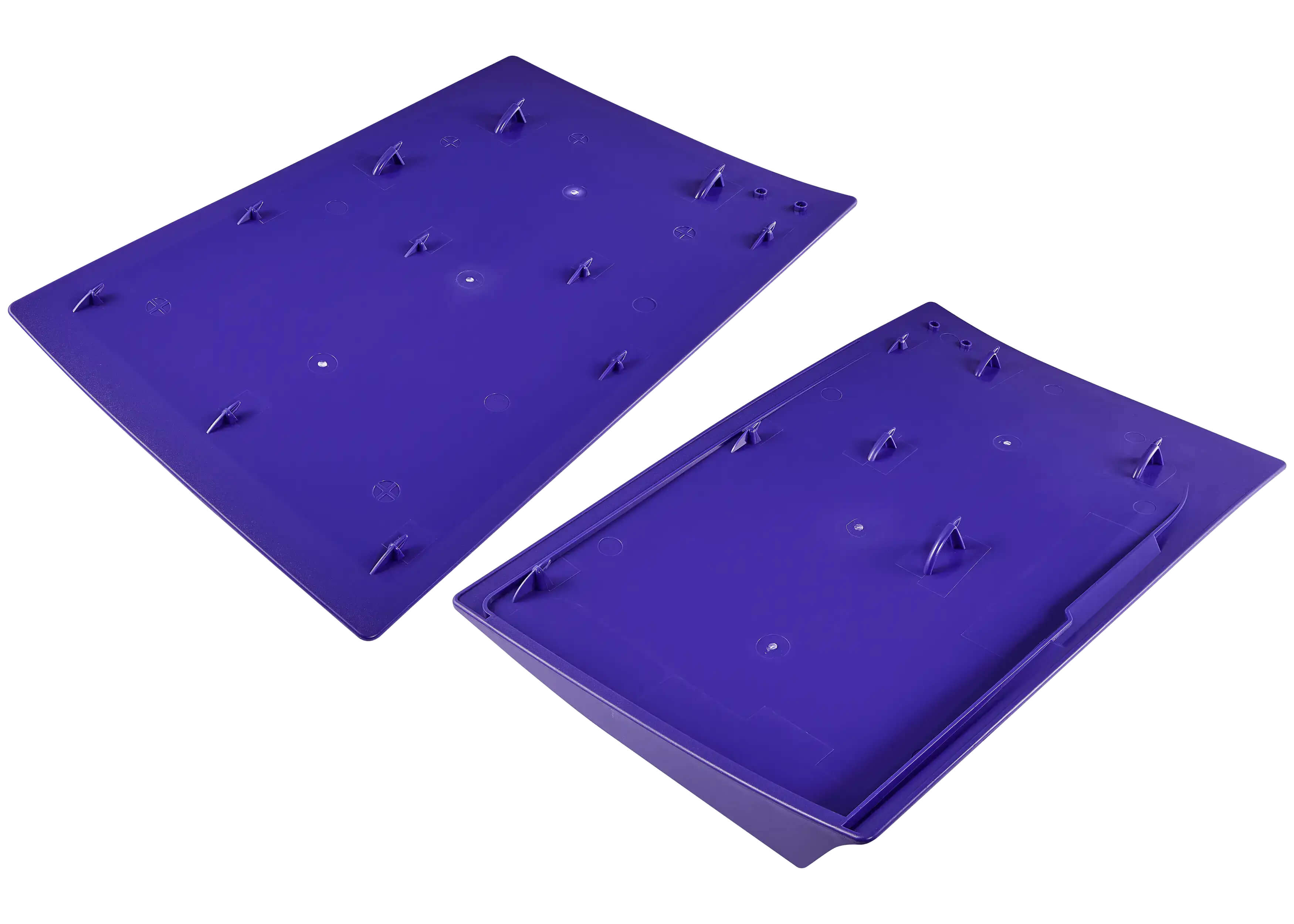 Alt View 2. MobileSentrix - Faceplate Covers (Top & Bottom) Replacement Compatible For PlayStation 5 (1000 / 1100 / 1200) - Deep Purple Blue - Deep Purple.