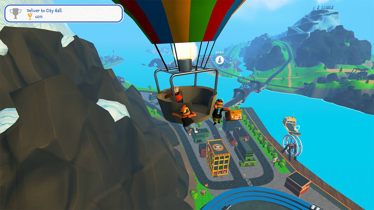 Deliver to City Hall. Y 60% 869m