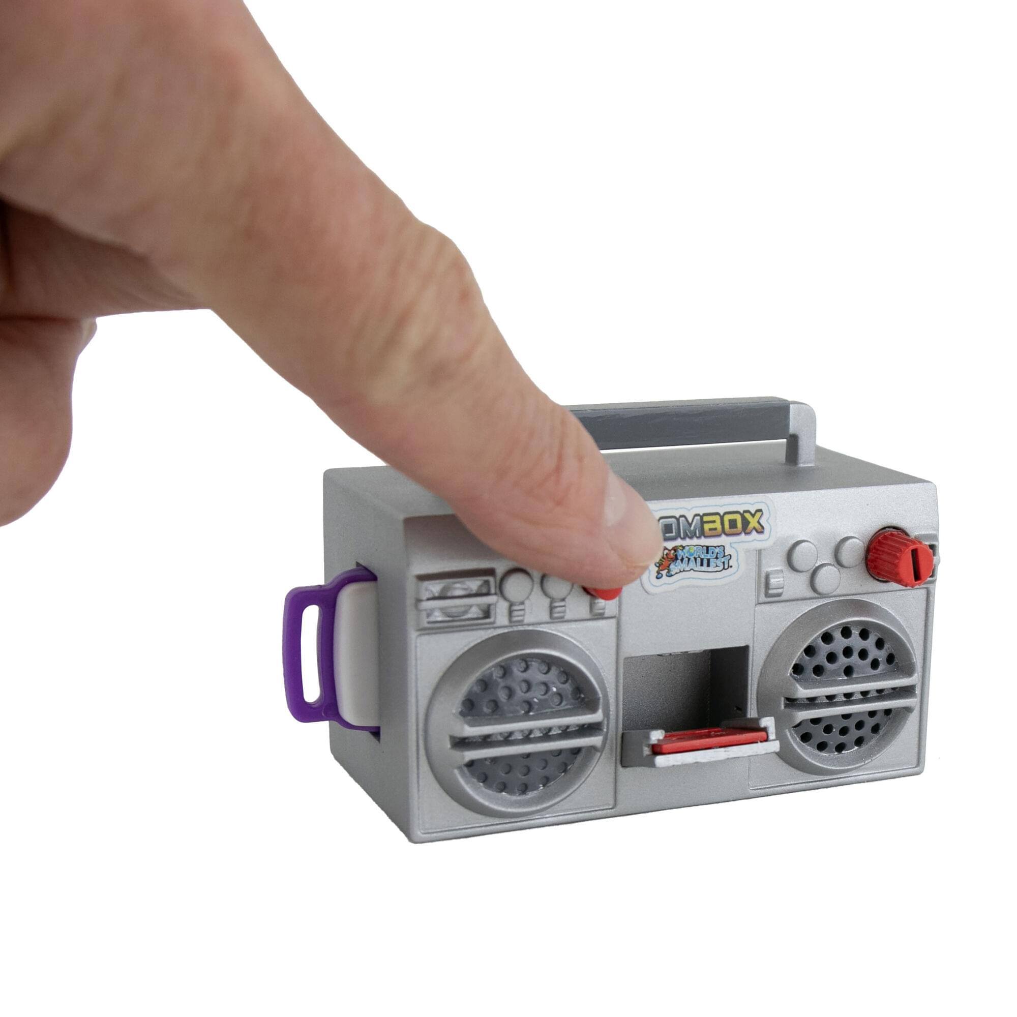 Super Impulse World's Smallest Boom Box Silver 5332 - Best Buy