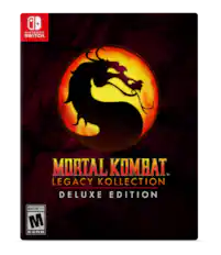 NINTENDO SWITCH
MORTAL KOMBAT™ LEGACY COLLECTION
DELUXE EDITION
MATURE 17+
M ESRB