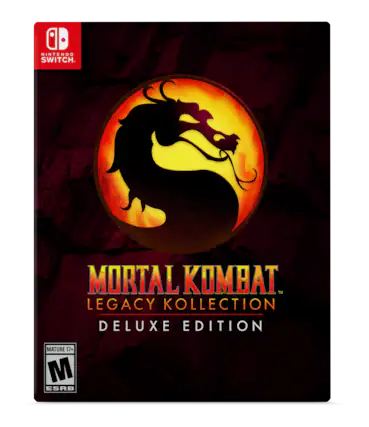 NINTENDO SWITCH
MORTAL KOMBAT™ LEGACY COLLECTION
DELUXE EDITION
MATURE 17+
M ESRB - M (Mature 17+)