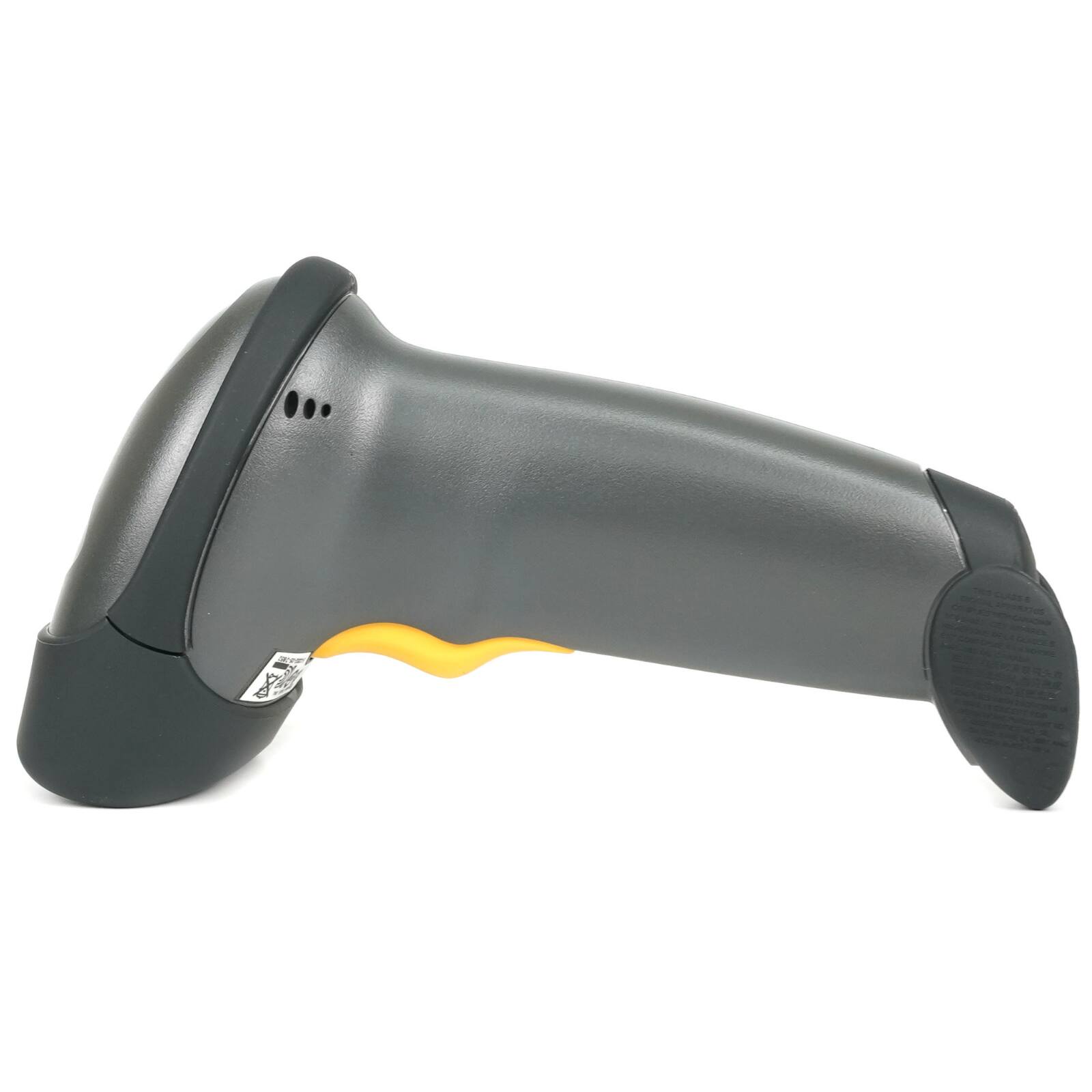 Back. Zebra - Symbol LS2208 USB Handheld 1D Laser Barcode Scanner with Gooseneck Stand and Cable, POS & Inventory - Black.