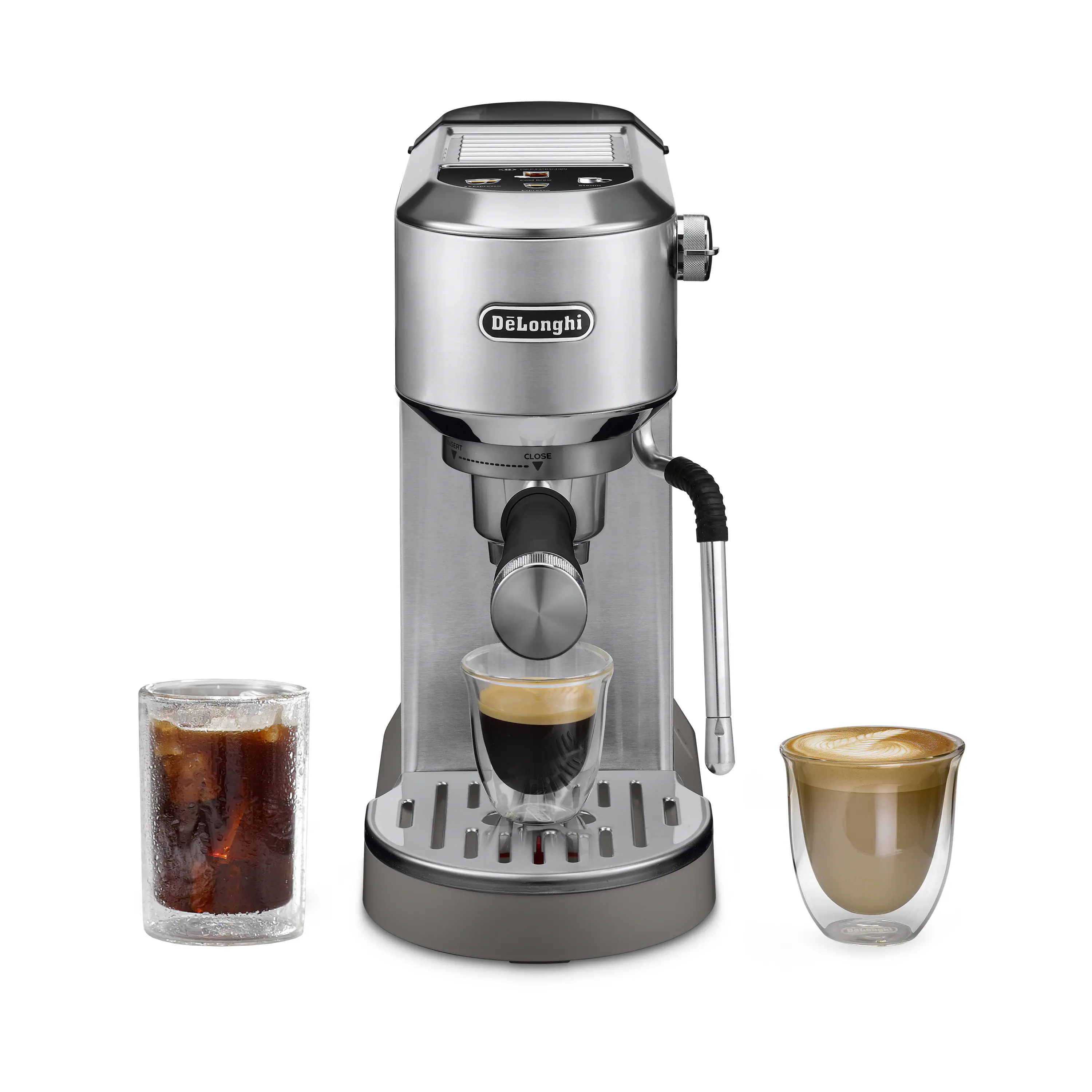 De'Longhi - Dedica Duo Espresso Machine - Stainless Steel