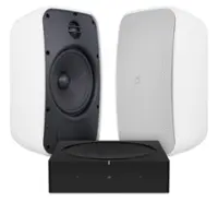 Sonance - MAGO6SYSV3 - Mag Series 2.0-Ch. Outdoor Speaker System Powered By Sonos (Each) - Paintable White - Front_Zoom