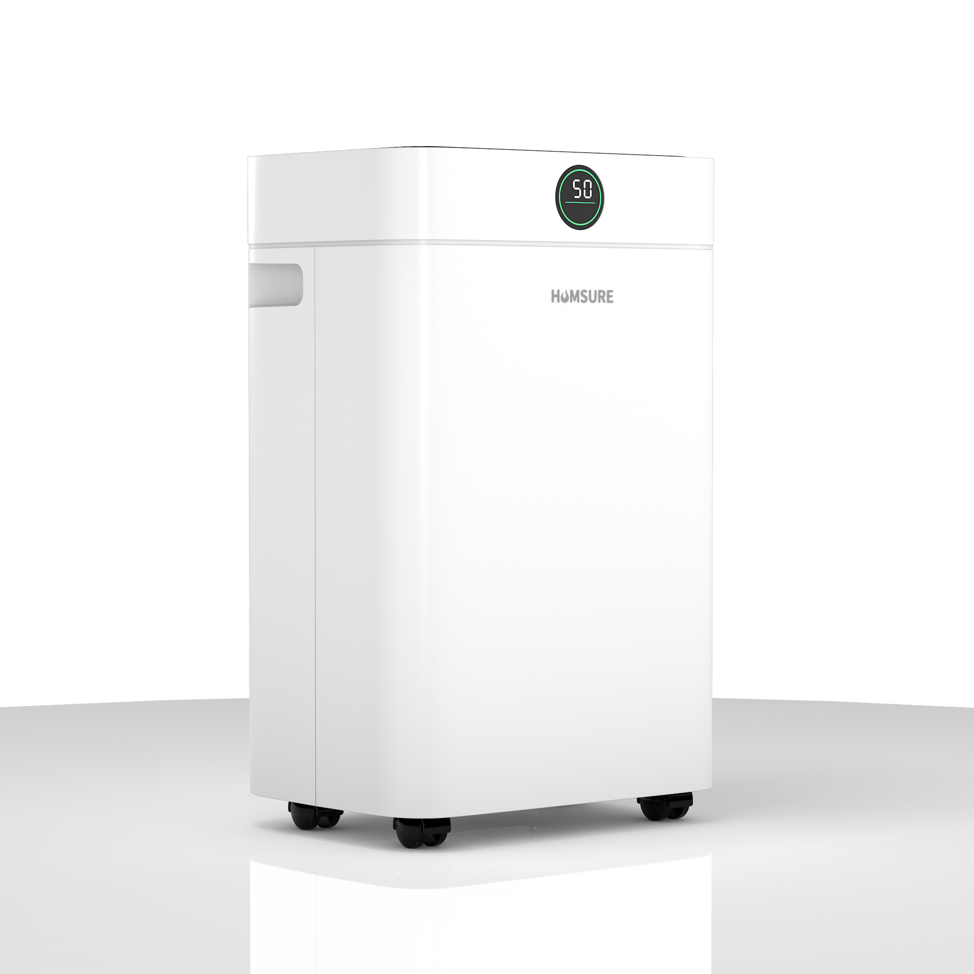 Alt View 2. Airplus - AIRPLUS 28-Pint Dehumidifier with Drain Hose, 2.8L Tank, Low Noise, Auto Defrost for Rooms, White/Black.