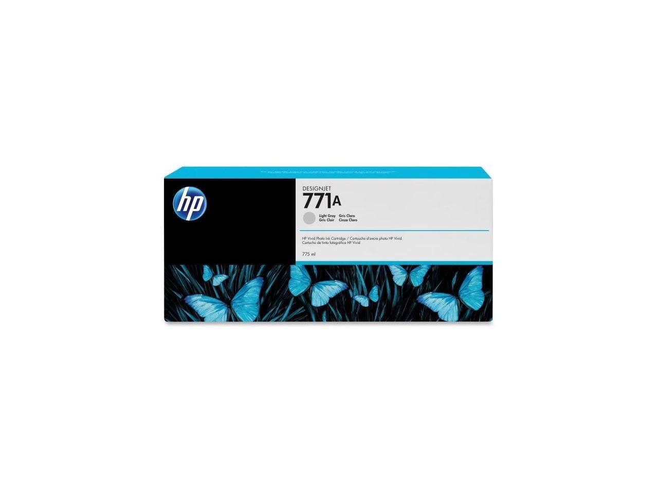 hp DESIGNJET 771A Light Grey Gray Clair Cian Claro Cartouche d'encre photo HP Viva - Série 775 ml