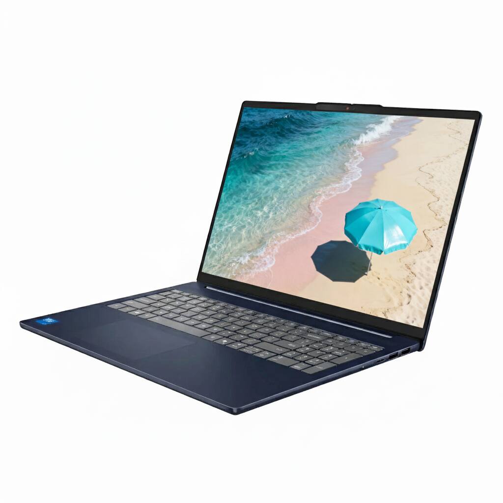 Alt View 4. Lenovo - Lenovo IdeaPad Slim 5 16" WUXGA Touch - Intel Core 7 240H - 16GB RAM - 1TB SSD - Backlit KB - Windows 11 Pro - Cosmic Blue.