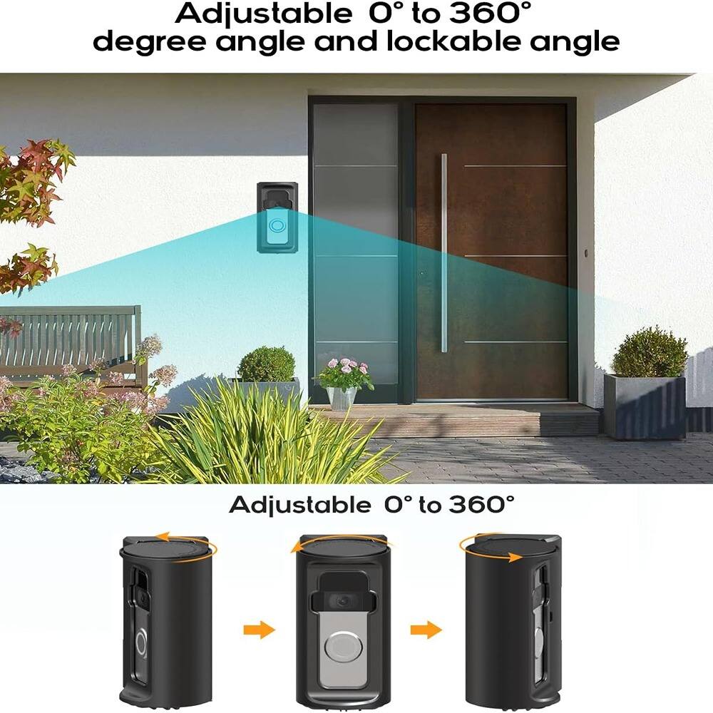 Adjustable 0° to 360° degree angle and lockable angle

Adjustable 0° to 360°