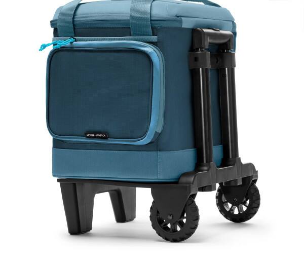 Alt View 5. Coleman - SPORTFLEX 42-Can Soft Cooler with Wheels - Ocean.