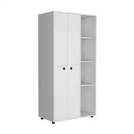 TuHome - Misuri Wardrobe Armoire MDF - White