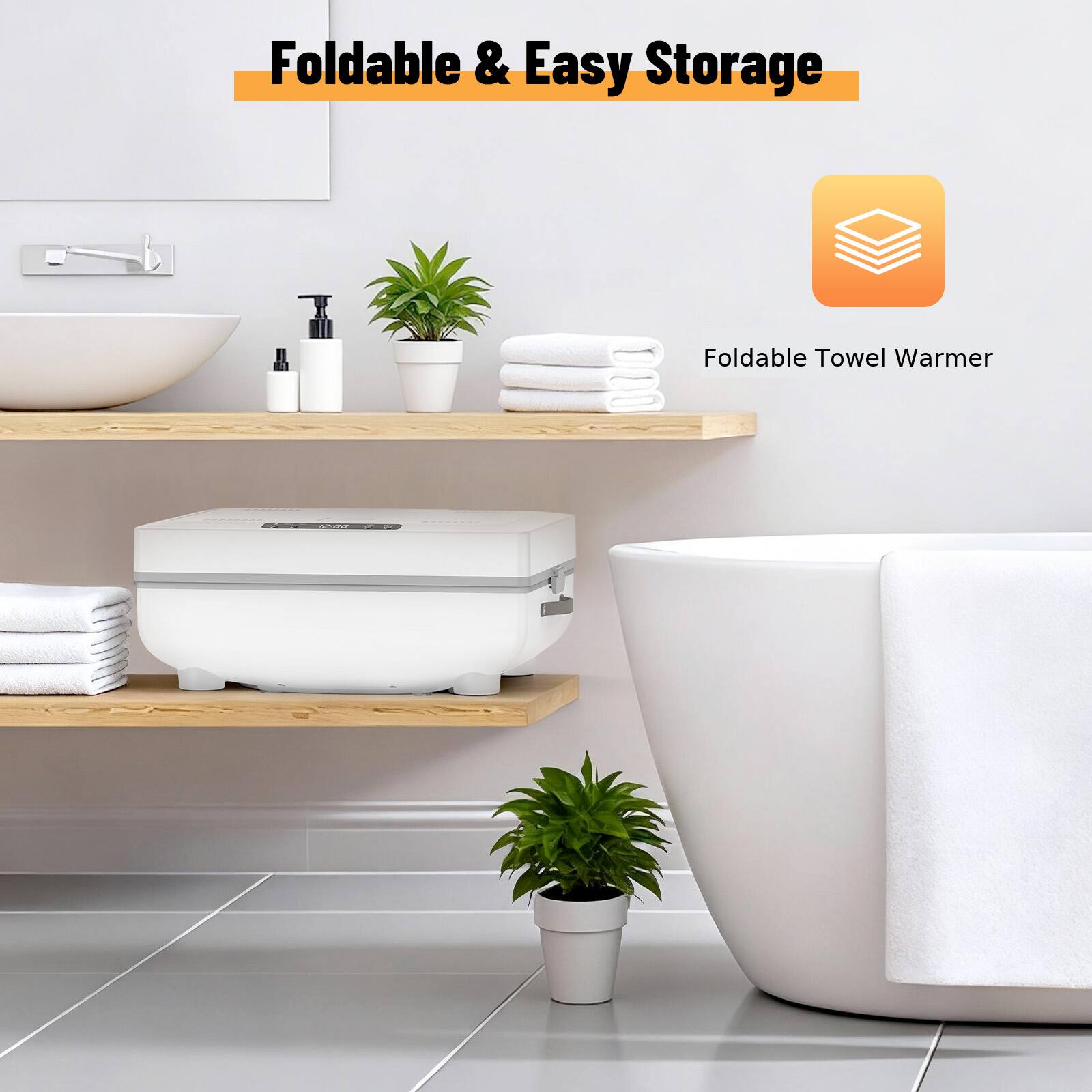 Foldable & Easy Storage

Foldable Towel Warmer