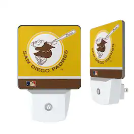 Keyscaper - San Diego Padres Stripe Design Nightlight 2-Pack - Multicolor