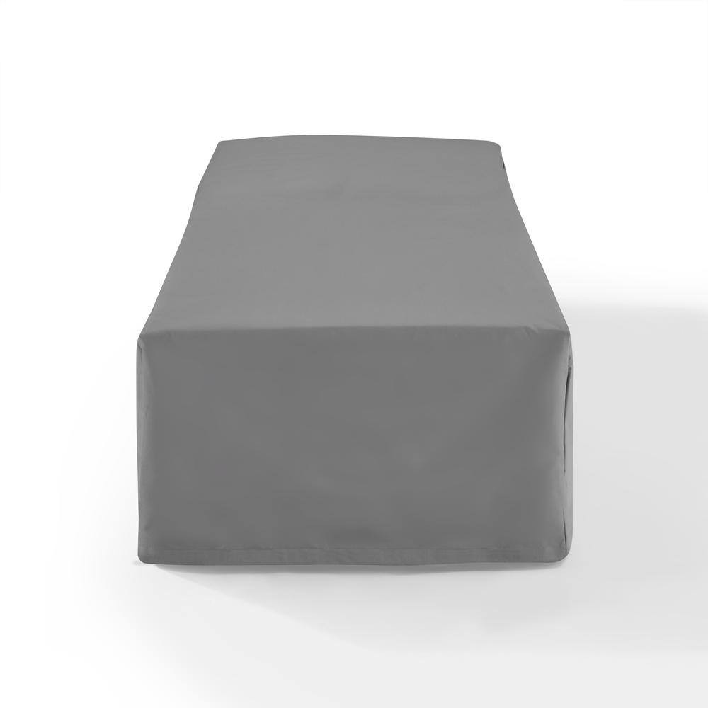 Left. Crosley Furniture - Outdoor Chaise Lounge Furniture Cover - Gray.