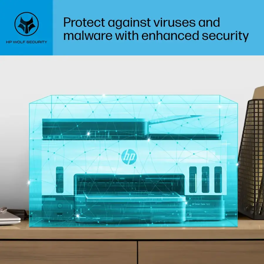 Protect against viruses and malware with enhanced security from HP Wolf Security.