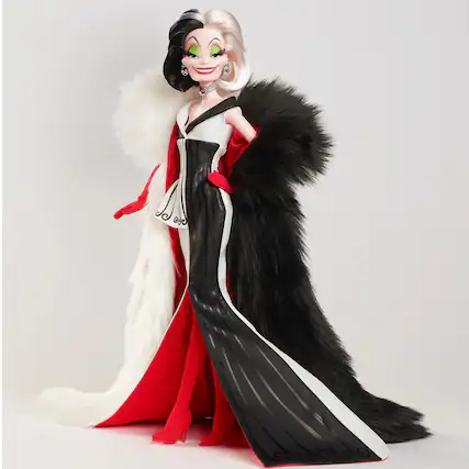 Front. Mattel - Mattel Collectible - Disney Darkness Descends Series: Cruella De Vil Doll - COLLECTIBLES - Multicolor.