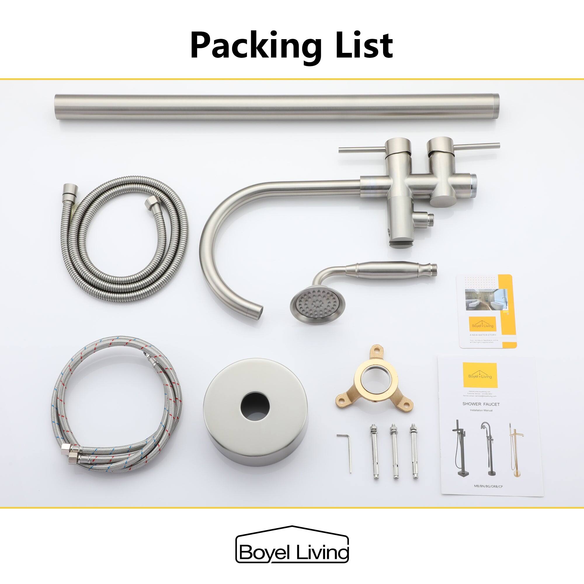 Packing List - Shower Faucet : I MREO Boyel Living