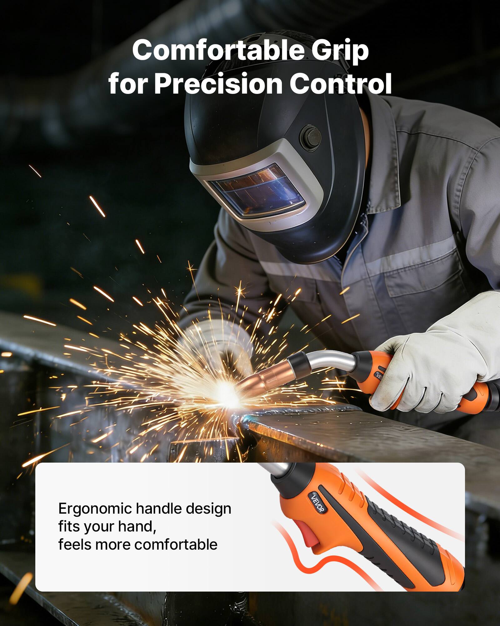 Comfortable Grip for Precision Control

Ergonomic handle design fits your hand, feels more comfortable