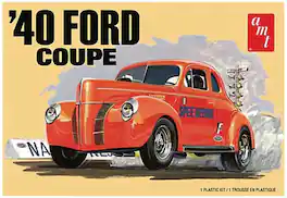 PopMarket - AMT 1940 Ford Coupe 2T 1/25 Scale Model Kit - COLLECTIBLES - Multicolor