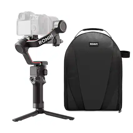 Front. DJI - DJI RS 3 Gimbal Stabilizer Combo with Sling Camera Bag Bundle.