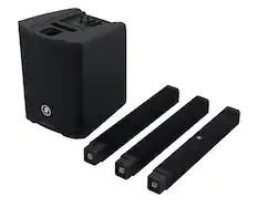 Front. Mackie - Portable Column PA System, 1300W, with 10-Inch Subwoofer, 6-Channel Mixer, Bluetooth, App Control and Reverb.