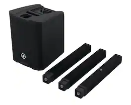 Mackie - Portable Column PA System, 1300W, with 10-Inch Subwoofer, 6-Channel Mixer, Bluetooth, App Control and Reverb