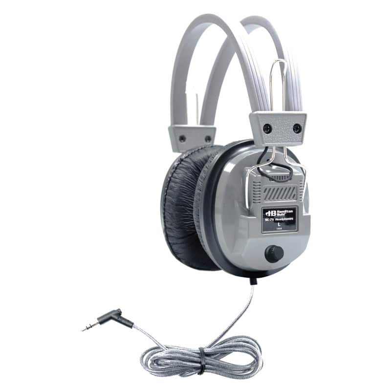 HamiltonBuhl - SchoolMate Deluxe Stereo Headphone with 3.5 mm Plug and Volume Control