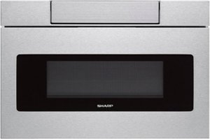 Sharp - 30" 1.2 Cu. Ft. Built-in Microwave Drawer - Stainless Steel