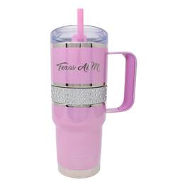 Nordic Company - Texas A&M Aggies 32oz. MyBevi Rhinestone Hollywood Travel Mug - Pink