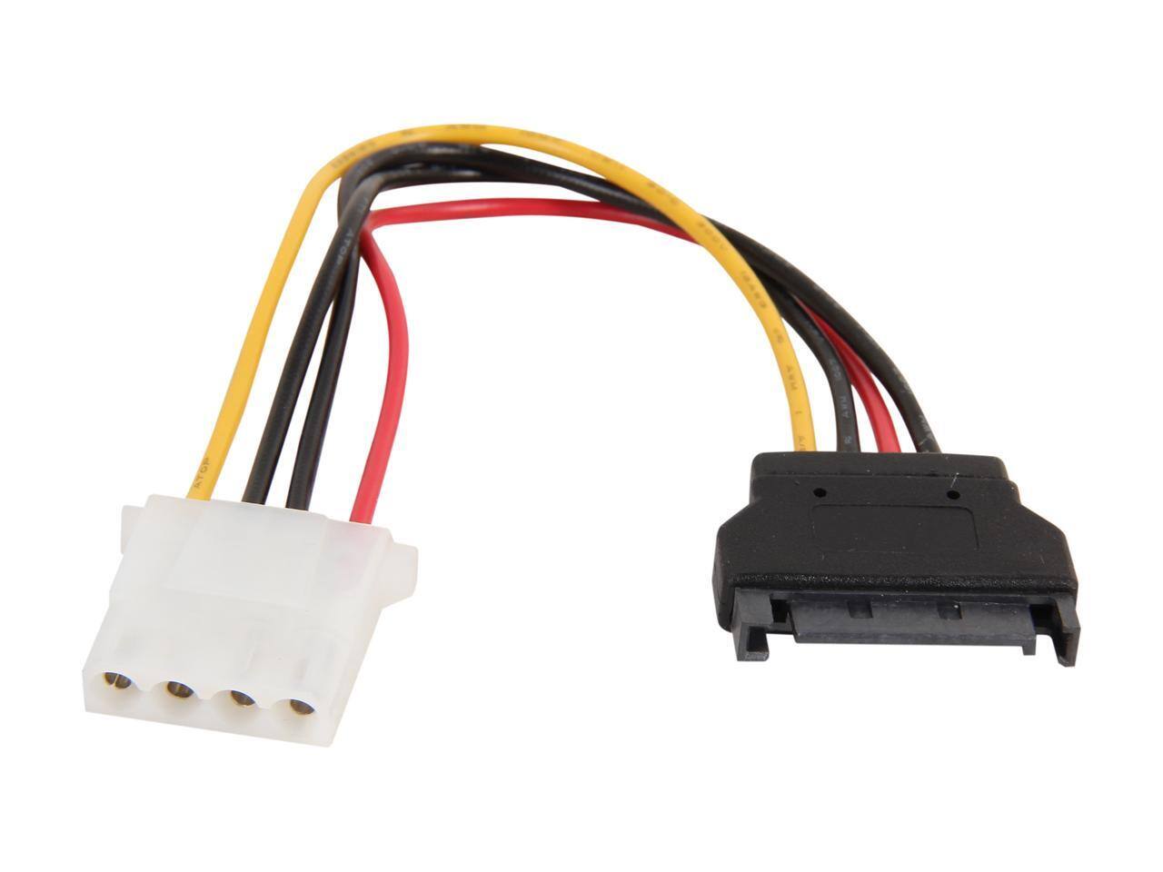 Alt View 1. Nippon Labs - Nippon Labs POW-S6120-7IN 7 in. SATA Power Adaptor 5.25 Female to SATA Power Female to Male.