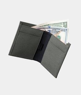 ALPAKA - Ark Bifold Cash Wallet - Wallet for Men,Slim Design with RFID Protection - Grey Axoflux 300D